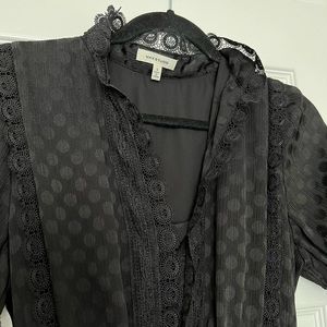 Max studio black satin maxi dress